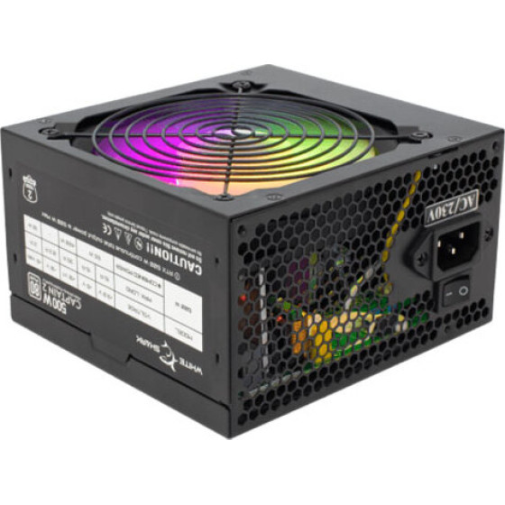 White Shark GPSU-W500F 500W 80+ Rgb - (CAPTAIN-2)