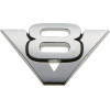 Auto Gs ����������� ���� ������� 3D V8 6x3.8cm 1��� - (20178)