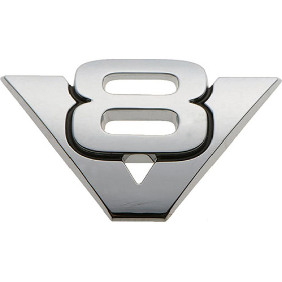 Auto Gs ����������� ���� ������� 3D V8 6x3.8cm 1��� - (20178)