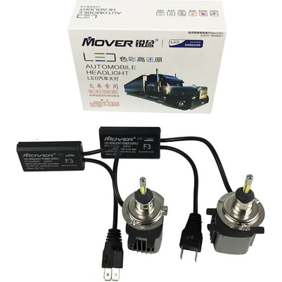 Auto Gs ������ Led H7 F3 Samsung 24VOlt 26WAtt 2600lm 6500k 2 ������� - (16875)