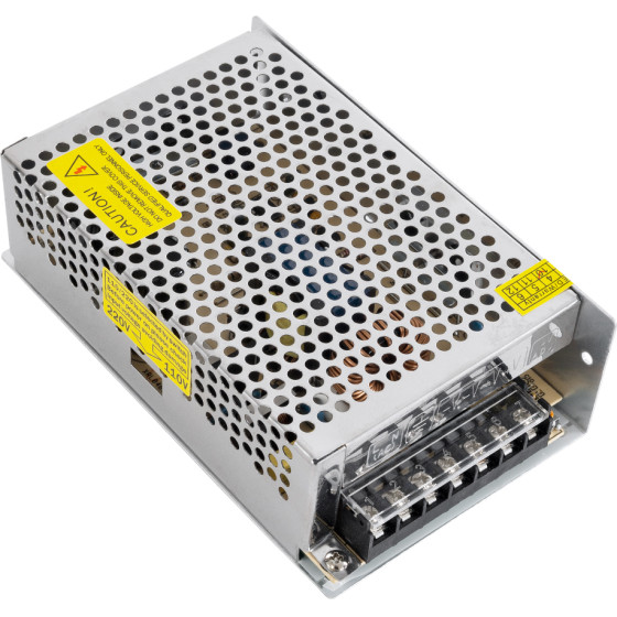 GloboStar ��������� ����������� Pelv ��� �������� Led 200W 8.3A - Ac 220-240V �� Dc 24V - IP20 - �16 x �10 x �5cm - 3 ������ ������� - (73045)