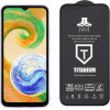 Idol 1991 Tempered Glass Samsung A05s 6.7'' 9H 0.25mm Titanium Semi Curved Full Glue BLACK