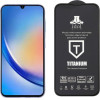 Idol 1991 Tempered Glass Samsung A35 5G 6.6'' 9H 0.25mm Titanium Semi Curved Full Glue BLACK