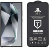Idol 1991 Tempered Glass Samsung S24 Ultra 5G 6.8'' 9H 0.25mm Titanium Semi Curved Full Glue Ultra Thin BLACK