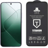 Idol 1991 Tempered Glass Xiaomi 14 6.36'' 9H 0.25mm Titanium Semi Curved Full Glue BLACK