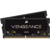 Corsair Memory Corsair Ram Sodimm XMS4 16GB DDR4, 3200MHz, Latency 22-22-22-53, 1.20V, VENGEANCE, BLACK, LTW. - (CMSX16GX4M1A3200C22)