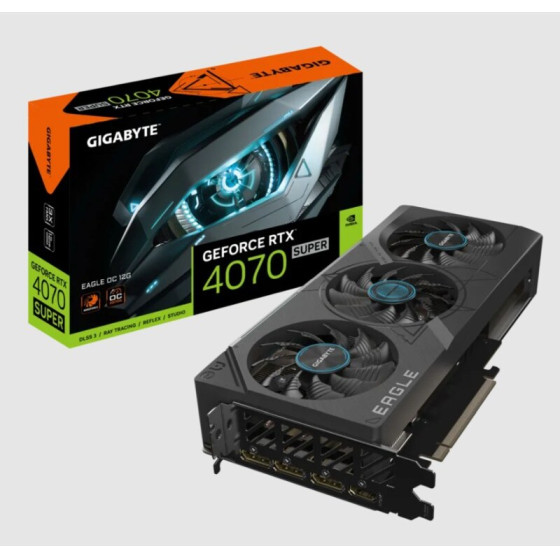 Gigabyte Rtx 4070 Super Eagle Oc 12G - (GV-N407SEagle OC-1)