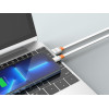 Celebrat ������� Lightning �� Usb CB-33L, flat, 12W, 1m, ����� - (CB-33A-L-WH)