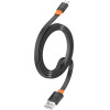 Celebrat ������� Micro Usb �� Usb CB-33M, flat, 10.5W, 1m, ����� - (CB-33A-M-BK)