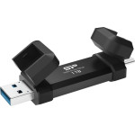 Silicon Power ���������� Ssd DS72, USB/USB-C, 1TB, 1050-850MBps, ����� - (SP001TBUC3S72V1K)