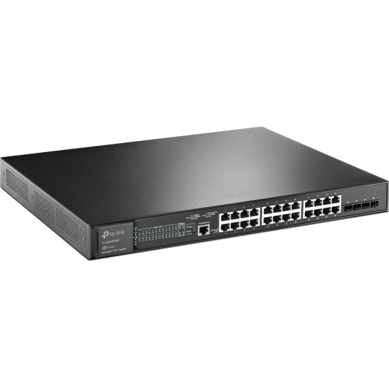 TP-Link L2+ Managed Switch 24x PoE+, 4x SFP+, Ver. 2.0 - (TL-SG3428XMP)