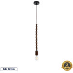 GloboStar Beads Vintage �������� ��������� ������ �������� 1 x E27 AC220-240V IP20 - �4 x �47cm - ���� ������ ������ �������� - 5 ������ ������� - (00694)