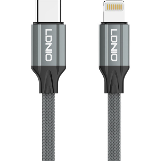 Ldnio ������� Lightning �� USB-C LC441I, 30W PD, 1m, ����