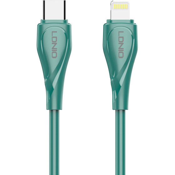 Ldnio ������� Lightning �� USB-C LC611I, 30W PD, 1m, �������