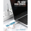 Ldnio ������� USB-C �� USB-C LC601C, 100W PD, 1m, ����