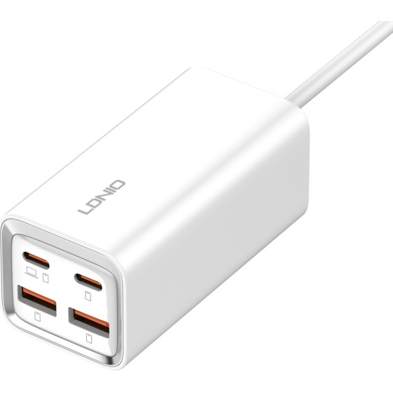 Ldnio ������� �������� A4610C, 2x USB-C & 2x USB, 65W, PD/QC, ������