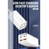 Ldnio ������� �������� A4610C, 2x USB-C & 2x USB, 65W, PD/QC, ������