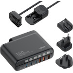 Ldnio ������� �������� A6140C, 3x USB-C/3x USB, 140W, PD/QC, GaN, ������