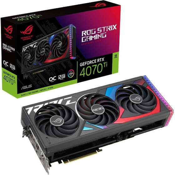 Asus Vga ROG-STRIX-RTX4070TI-O12G-GAMING, 12GB, GDDR6X - (90YV0II0-M0NA00)