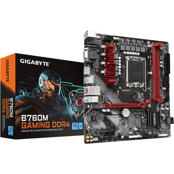 Gigabyte Motherboard 1700, Matx - (B760M Gaming DDR4)