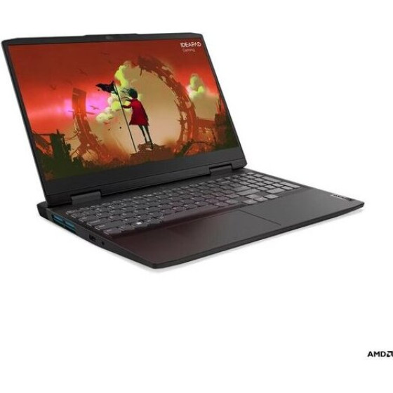 Lenovo Laptop Ideapad Gaming 3 15.6'' Wqhd IPS/R7-7735HS/16GB/512GB/Nvidia Geforce Rtx 4050 6GB/W11 Home/2Y CAR/Onyx Black - (82SB00LUGM)
