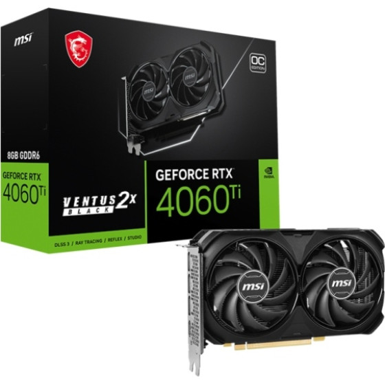 MSI Rtx 4060 Ti Ventus 2X Black - (802-V515-025)