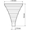 Lampa ���� ��� ������� ���������� ��������� ��������� ���������: 85mm/ ������:14mm/����: 102mm Mini Funnel - 1 ���. - (67037)