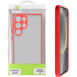 Lime Successories Lime ���� Samsung S24 Ultra 5G S928 6.8'' Hardshell Fusion Full Camera Protection Red With Black KEYS