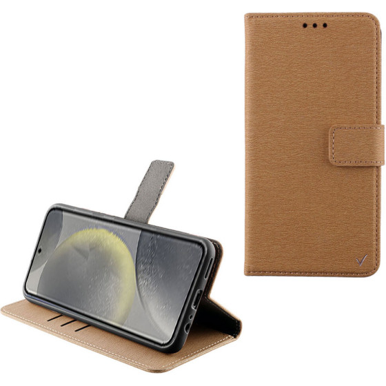 Volte-Tel ���� Samsung S24 5G S921 6.2'' Allure Magnet Book Stand Clip GOLD