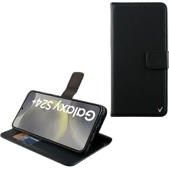 Volte-Tel ���� Samsung S24 Plus 5G S926 6.7'' Allure Magnet Book Stand Clip BLACK