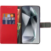 Volte-Tel ���� Samsung S24 Ultra 5G S928 6.8'' Allure Magnet Book Stand Clip RED
