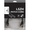 Cablexpert ������� S/Ftp CAT6A 0.25m, LSZH, ����� - (PP6A-LSZHCU-BK-0.25M)