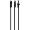 Cablexpert ������� S/Ftp CAT6A 0.5m, LSZH, ����� - (PP6A-LSZHCU-BK-0.50M)