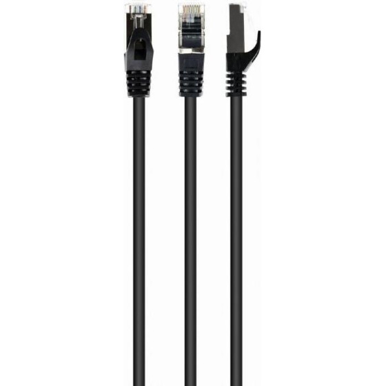 Cablexpert ������� S/Ftp CAT6A 0.5m, LSZH, ����� - (PP6A-LSZHCU-BK-0.50M)