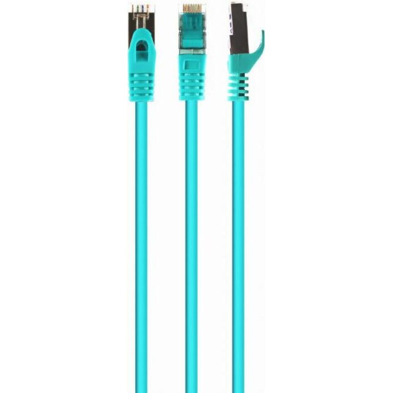 Cablexpert ������� S/Ftp CAT6A 1m, LSZH, ������� - (PP6A-LSZHCU-G-1M)