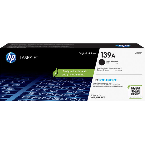 HP 139A Black Original Laserjet Toner Cartridge - (W1390A)