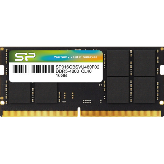 Silicon Power ����� DDR5 Sodimm 16GB, 4800MHz, CL40 - (SP016GBSVU480F02)