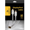 Cablexpert Display Port Digital Interface Cable 1,8m White - (CC-DP2-6-W)