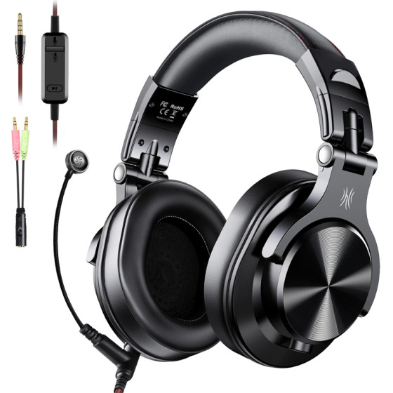 One�dio Gaming Headset Fusion A71M, 6.35mm & 3.5mm, Hi-Res, 40mm, ����� - (OA-A71M)