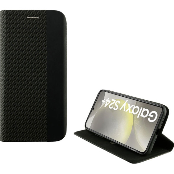 Idol 1991 ���� Samsung S24 Plus 5G S926 6.7'' Elite ANTI-Rfid Book Stand BLACK