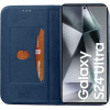 Idol 1991 ���� Samsung S24 Ultra 5G S928 6.8'' Elite ANTI-Rfid Book Stand BLUE