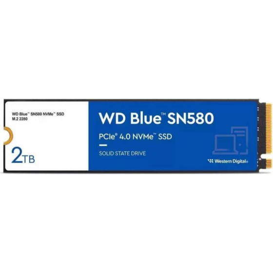 Western Digital Blue SN580 Ssd 2TB M.2 Nvme Pci Express 4.0 - (WDS200T3B0E)