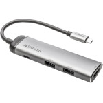 Verbatim USB-C Multiport Hub Usb 3.1 Gen1 , U3.0 , Hdmi - - (49140)