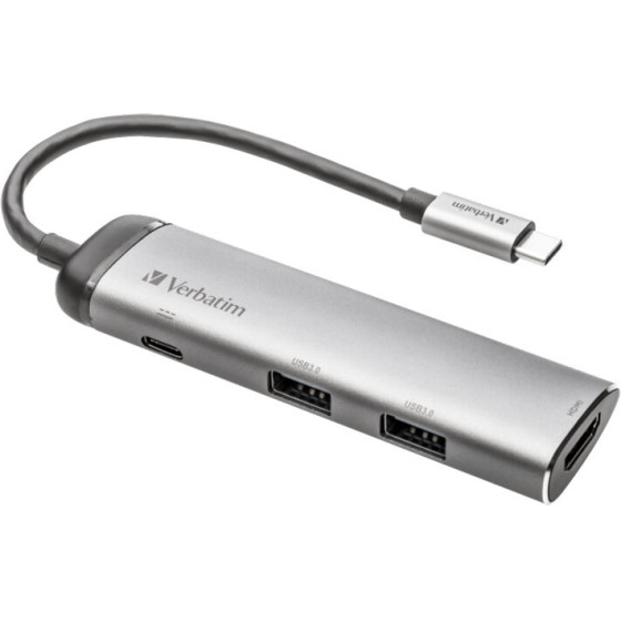 Verbatim USB-C Multiport Hub Usb 3.1 Gen1 , U3.0 , Hdmi - - (49140)