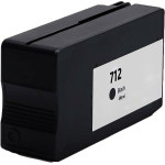 Ink Cartridge Black Replaces Hp 3ED71A, 712B OEM - (712BHY_IC)