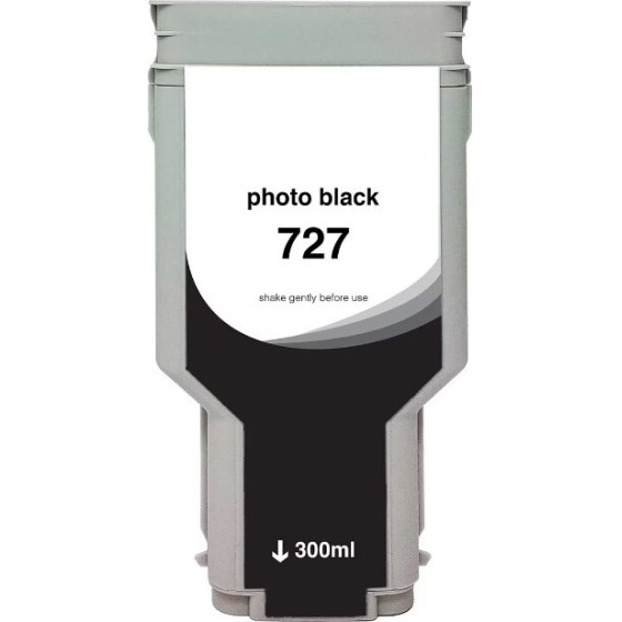 Ink Cartridge Black Replaces Hp F9J79A, 727 OEM - (727PBHY_IC)