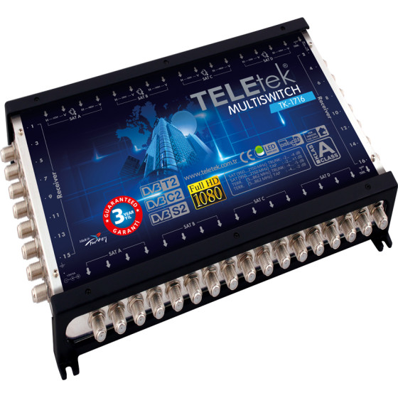 TELETEK Multiswitch 17X16 MV-1716 Cascade - (MUL.TLTK.17X16)