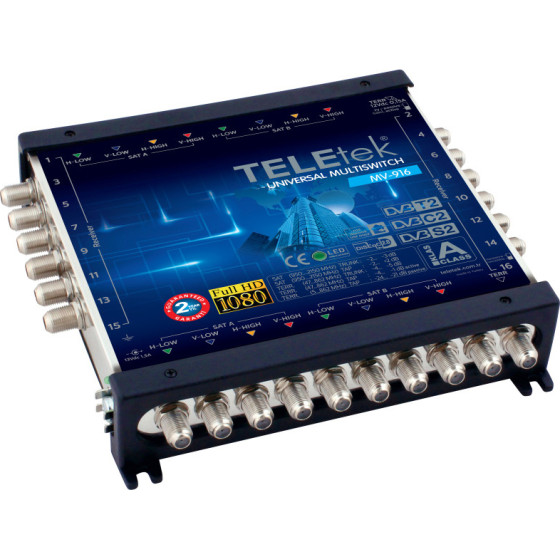 TELETEK Multiswitch 9X16 MV-916 Cascade - (MUL.TLTK.9X16)
