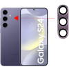 Volte-Tel Camera Glass Cover Samsung S24 5G 6.2'' 9H 0.30MM 3D ALUMINIUM-Electroplating Frame PURPLE