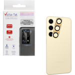Volte-Tel Camera Glass Cover Samsung S24 5G 6.2'' 9H 0.30MM 3D ALUMINIUM-Electroplating Frame YELLOW